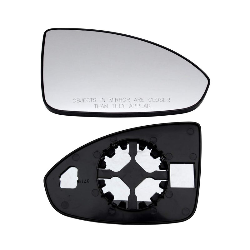 Rugged TUFF Passenger Side Mirror Glass Replacement For 2011 2012 2013 2014 2015 2016 Chevrolet Cruze, 2016 Chevy Limited Right Rear View Convex Mirrors with Backing Plate Non-Heated 95215095 GM1323488 - Image 4
